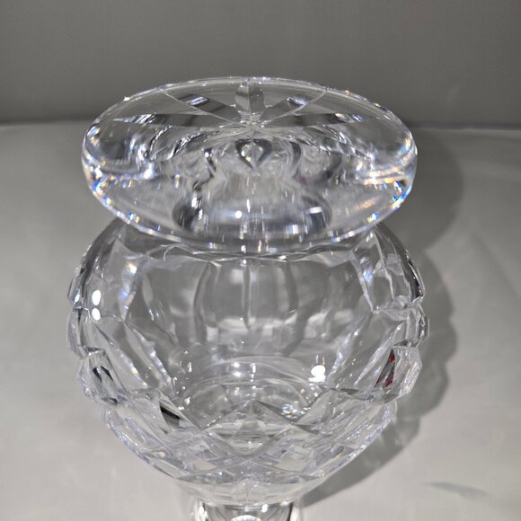 Vintage Waterford Cut Crystal Decanter Lismore Diamond Cut Pattern - Picture 9 of 14